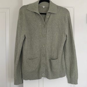 Margret O’Leary Green Cardigan Size L